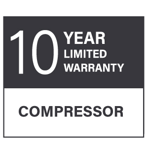 10 year limited warranty compressor