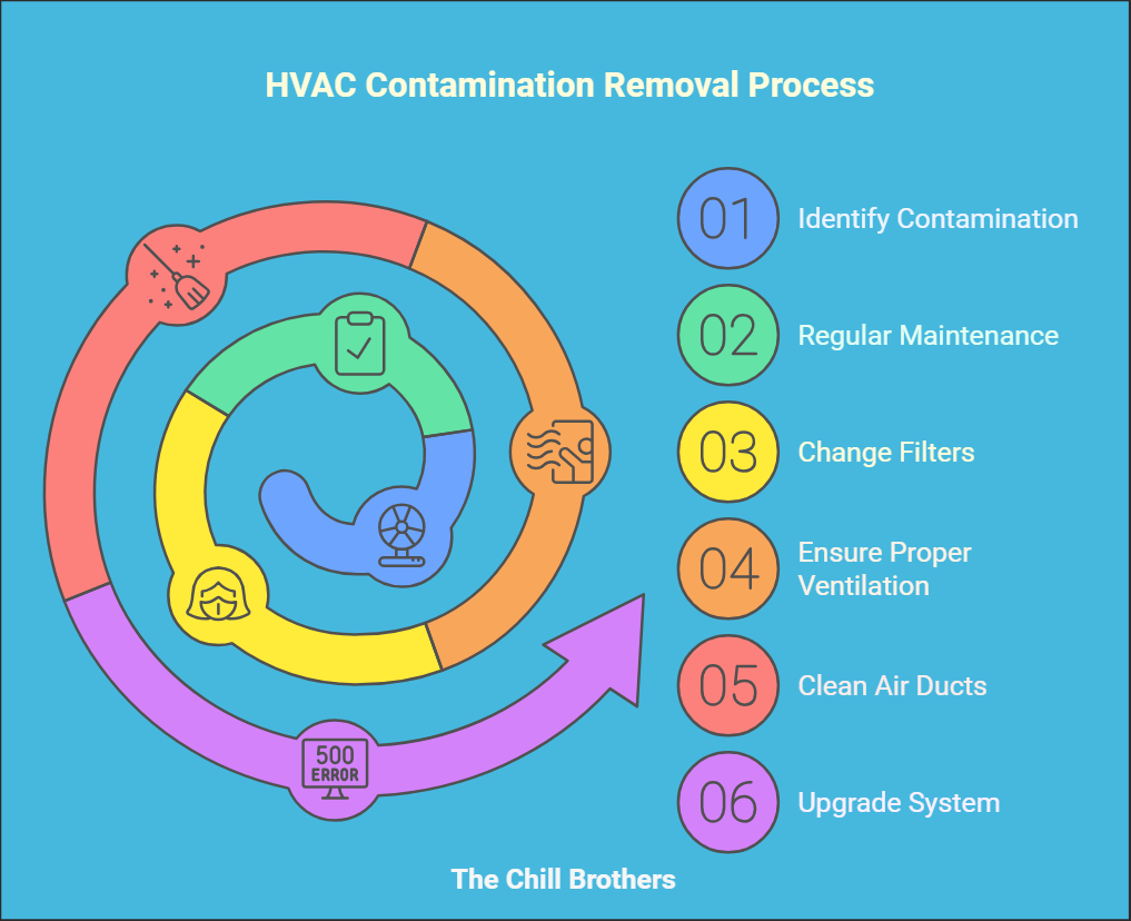 5 Ways To Remove HVAC Contamination 1 HVAC Contamination Removal Process
