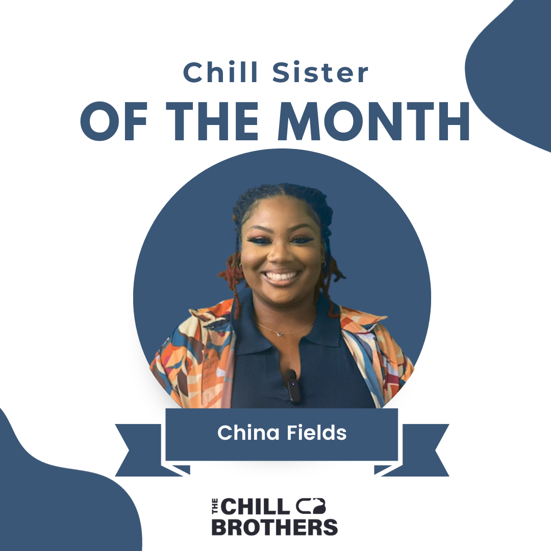 China Fields, Chill Sister of the Month, portrait.