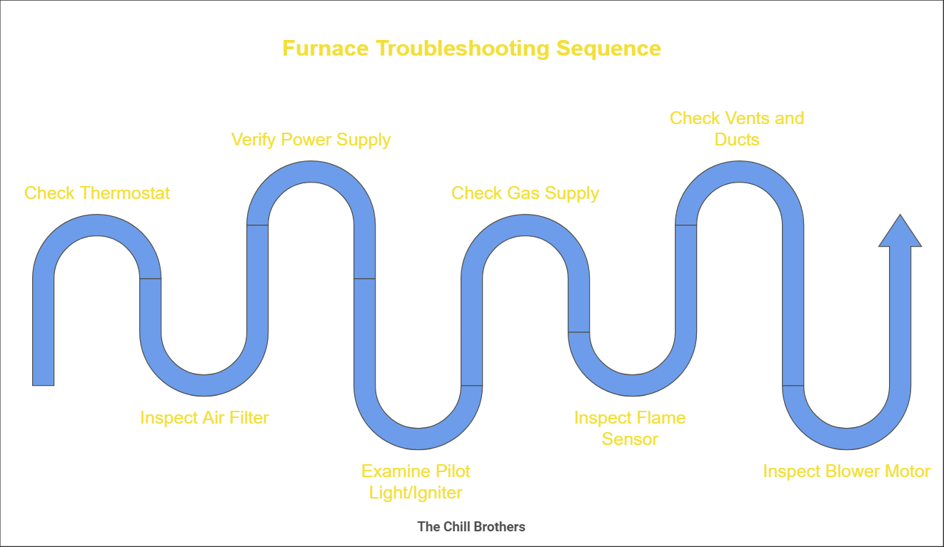 Furnace Won’t Start? Here’s What You Can Do 1 Furnace Troubleshooting Sequence